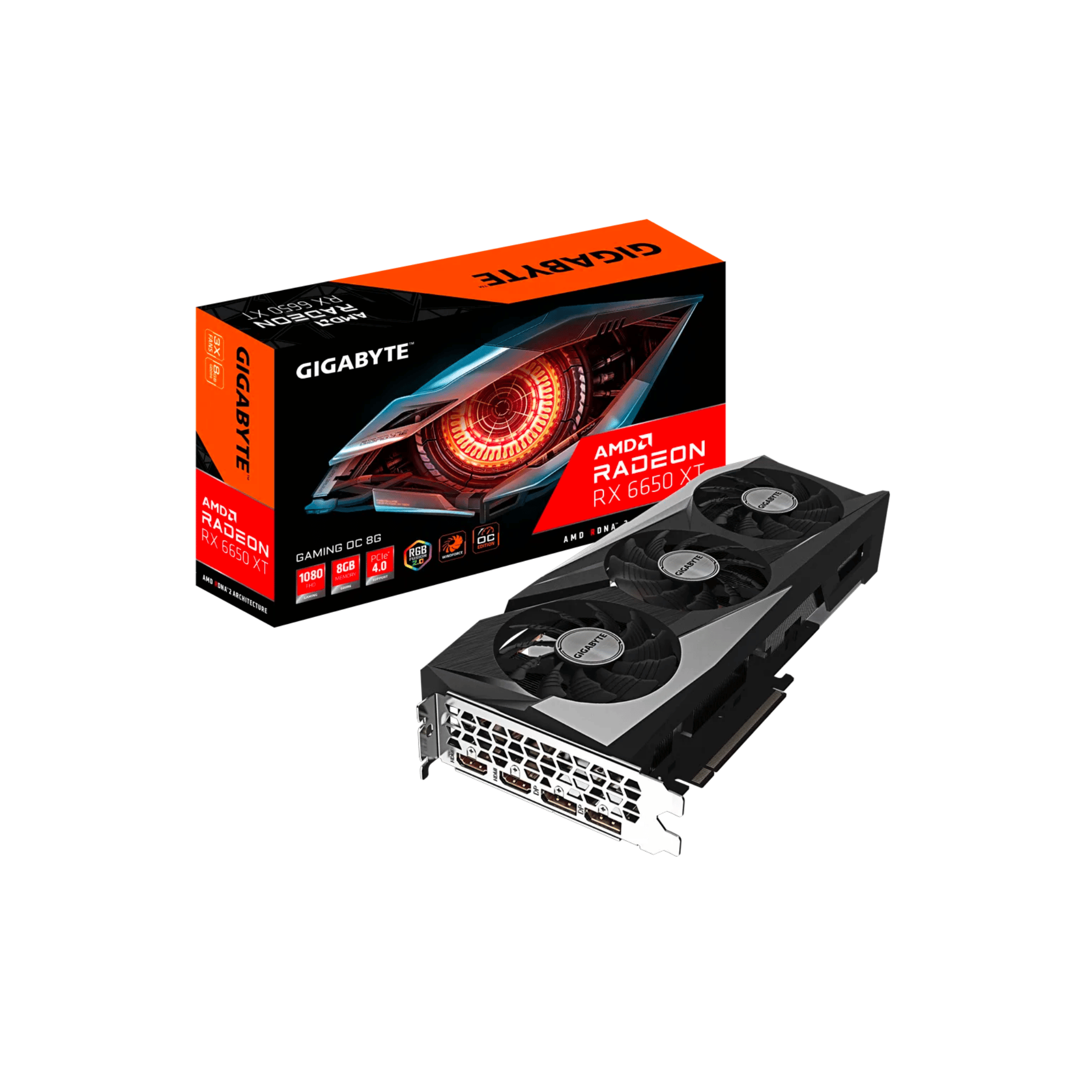 Gigabyte RX 6650 XT Gaming OC GDDR6 8gb Graphics Card GV-R665XTGAMING OC-8GD Gigabyte RX 6650 XT Gaming OC GDDR6 8gb Graphics Card GV-R665XTGAMING OC-8GD